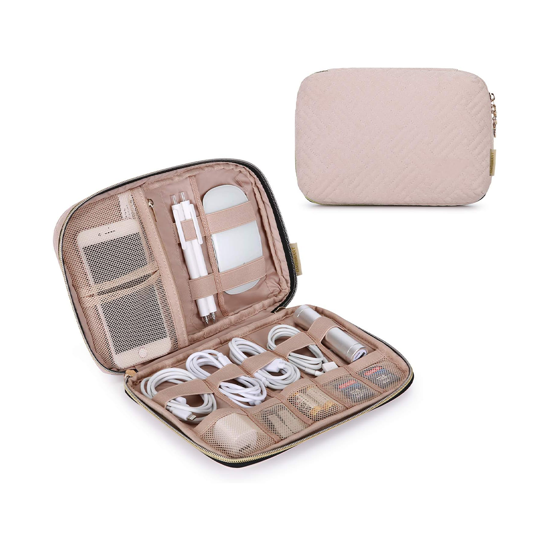 BAGSMART Electronic Organizer Travel Cable Bag for Charger Cables Power Bank USB Sticks SD Cards