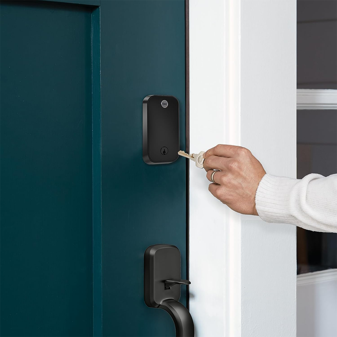 Yale Security Lock 2 Touch Black Biometric Smart Door Lock YRD420-F-BLE-BSP Fingerprint & Keypad Deadbolt No Wi-Fi