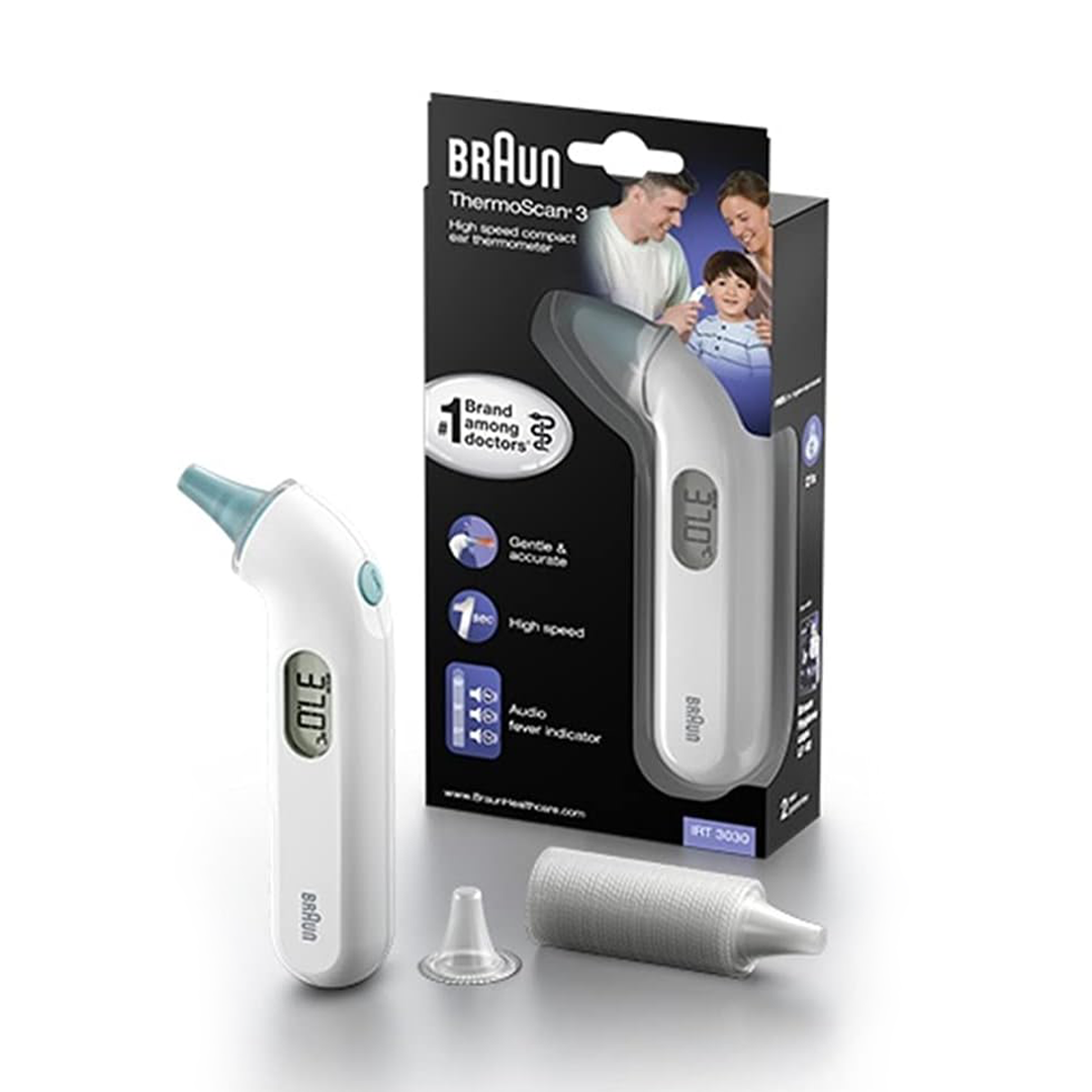 Braun Infrared Ear Thermometer Fast & Accurate Temperature Measurement