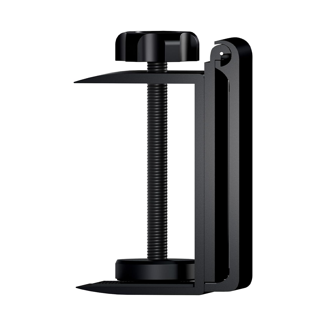 MMOBIEL Under-Desk Headphone Stand - Foldable Adjustable Gaming Headset Holder with Mount & Clamp