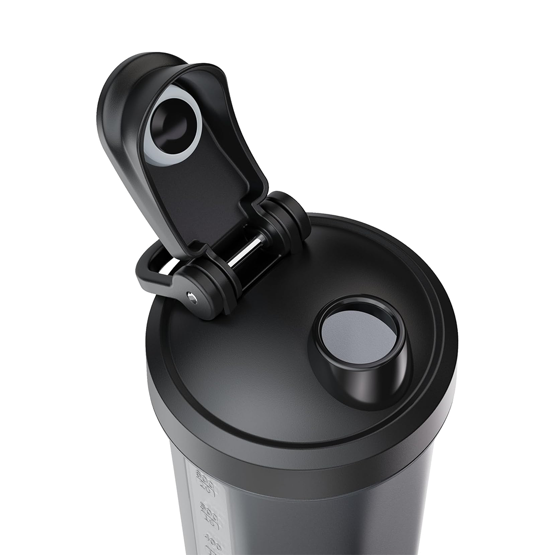 VOLTRX Titanus 25oz Electric Protein Shaker Bottle USB-C Rechargeable